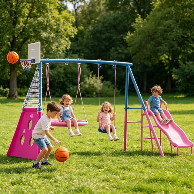 Hoop Soccer blue 40" heavy-duty