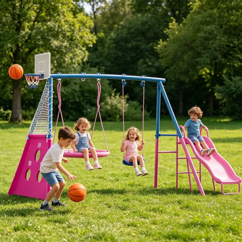 Hoop Soccer blue 40" heavy-duty