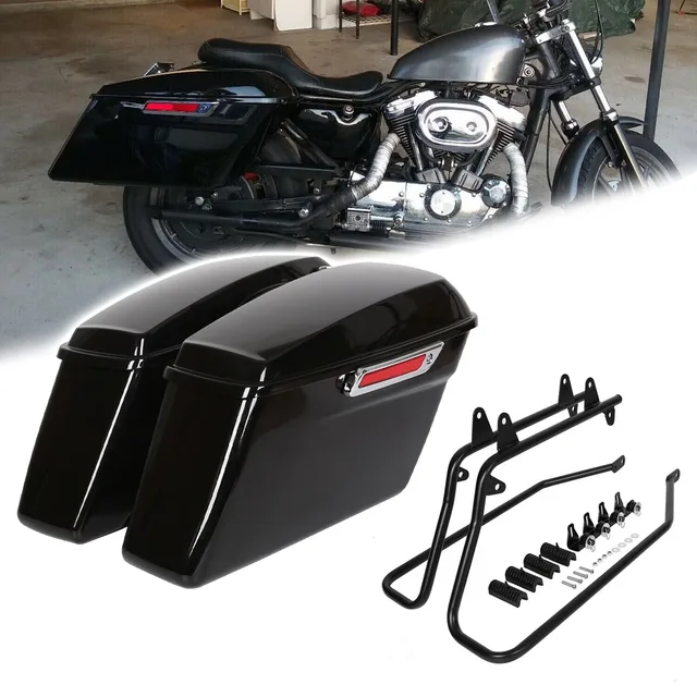 Motorcycle black 1 pair 15"
