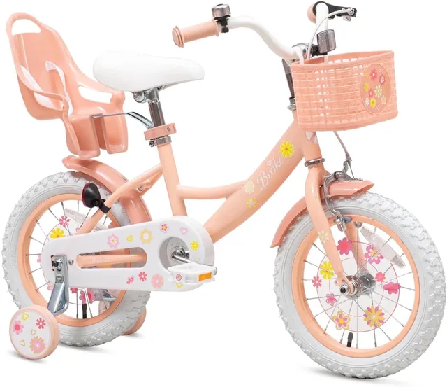 Girls Bike 14 inch 14" orange