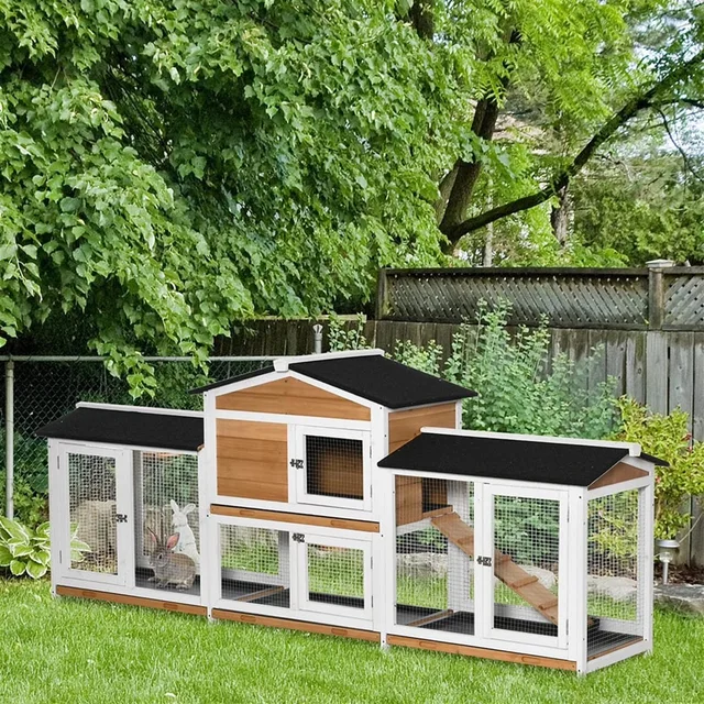 Rabbit Hutch 90" brown 90.5"