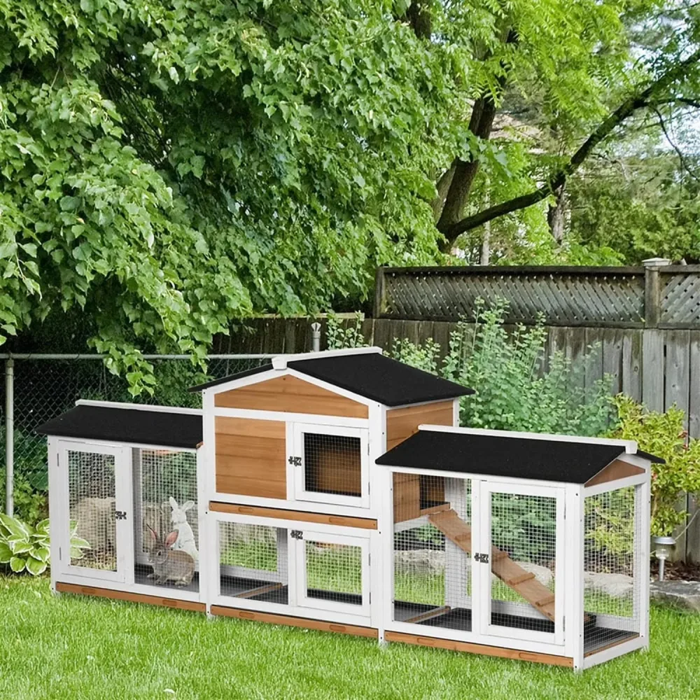 Rabbit Hutch 90" brown 90.5"
