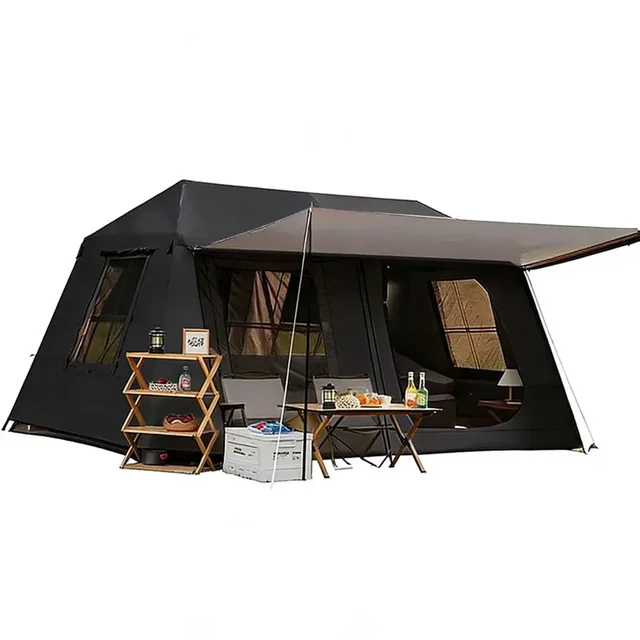Camping Tent 5-8 person 6 person silver