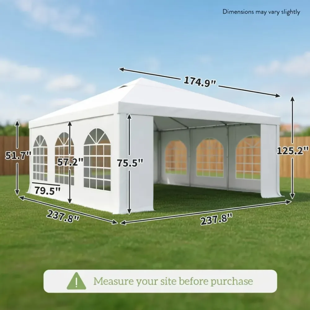 Carport 20ft heavy-duty 20 feet
