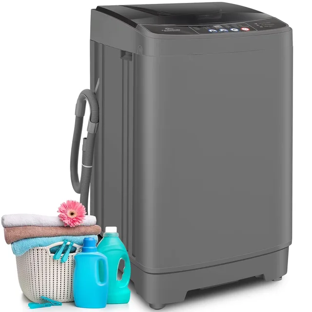 Washing Machine 15.6lbs portable white