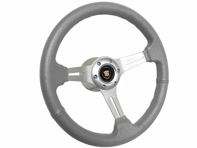 Wrapped Steering gray 2.5" 14"