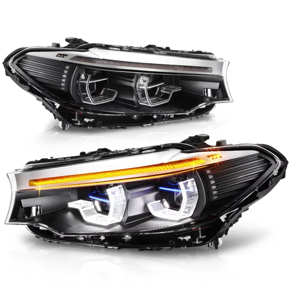 Projector Headlight led black white
