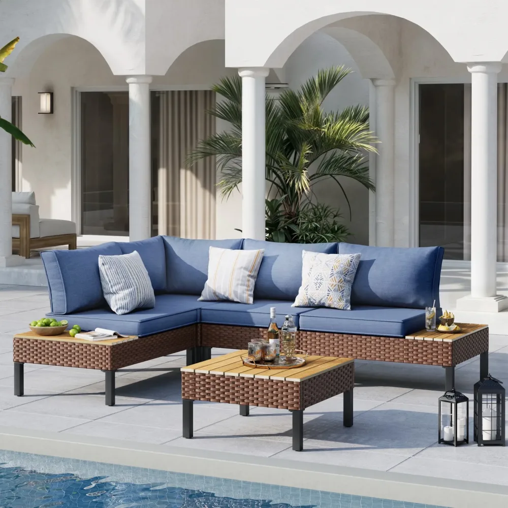 Patio Furniture gray blue 700 lbs