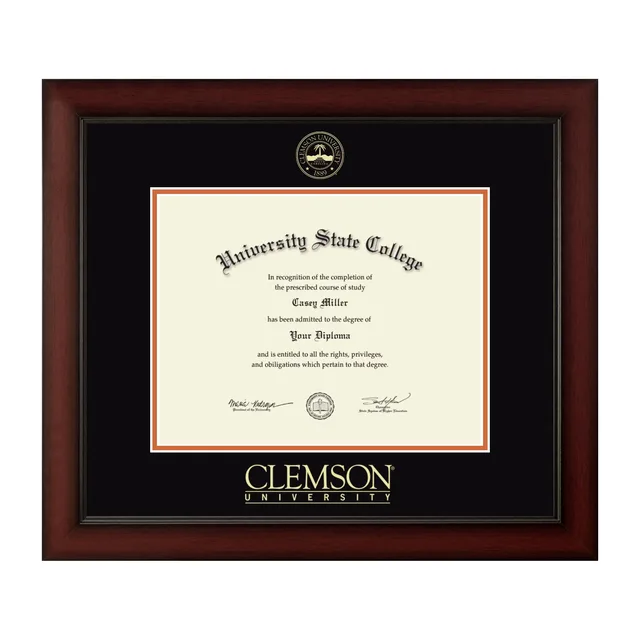 Diploma Frame black orange 11w
