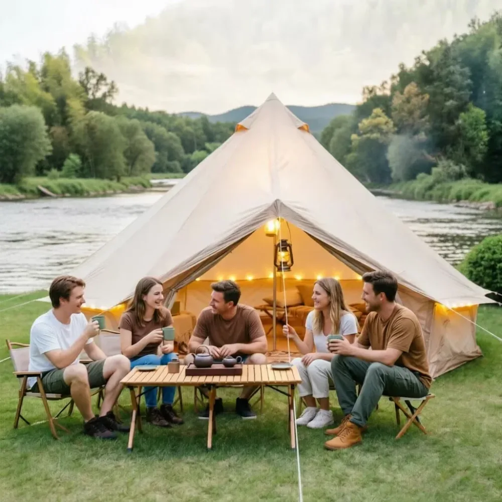 Bell Tent 13.1ft 8 people waterproof