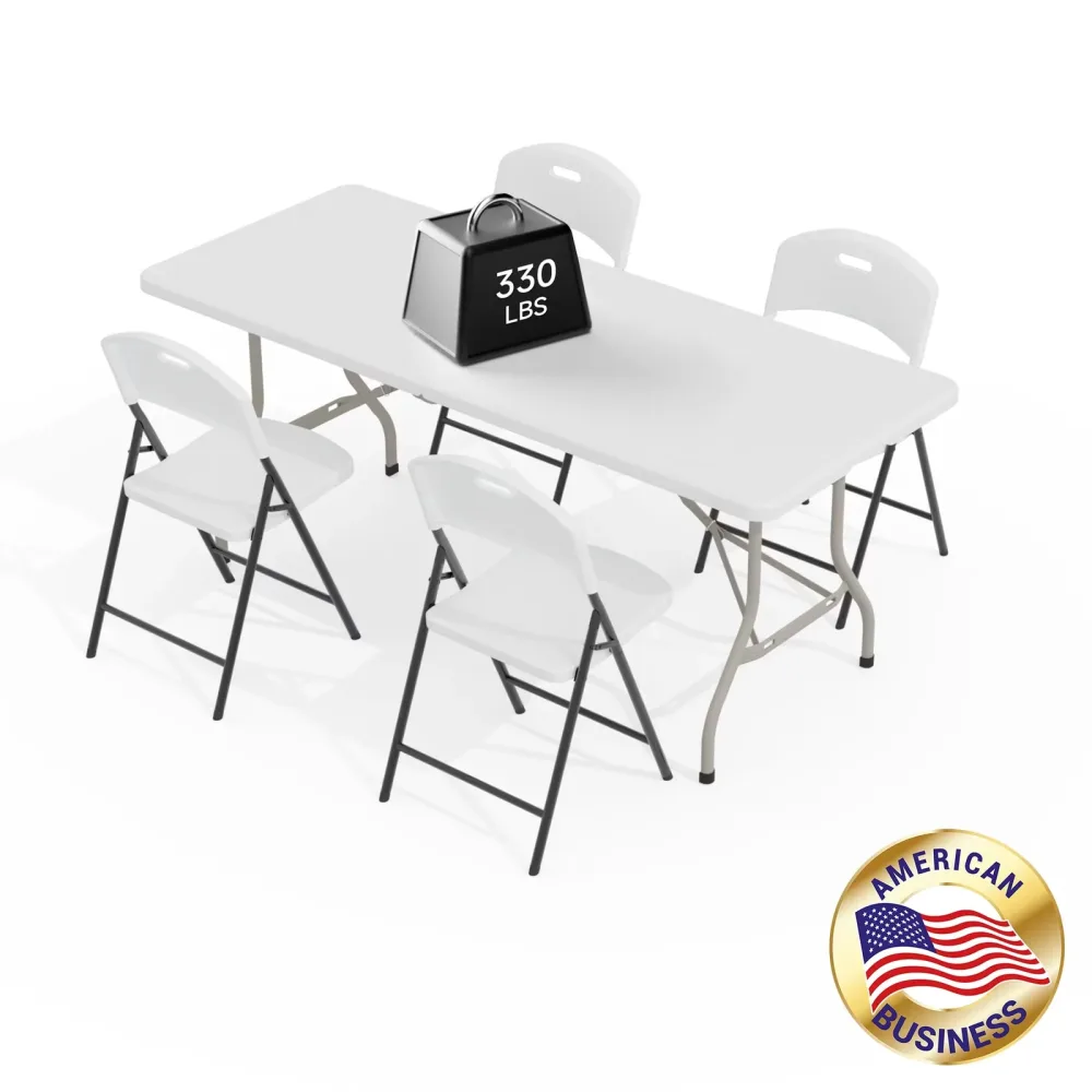 Folding Table 6ft 330lb 600lb
