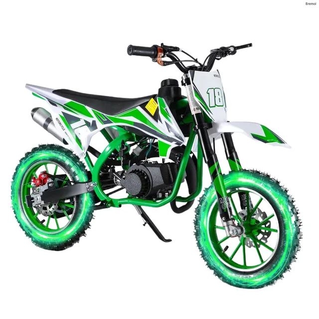 Dirt Bike 330lbs green 10 inches