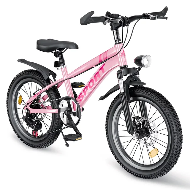 Mountain Bike 20 inch led silver