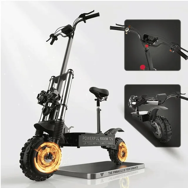 Dual Motor 72v 6000w 11inch