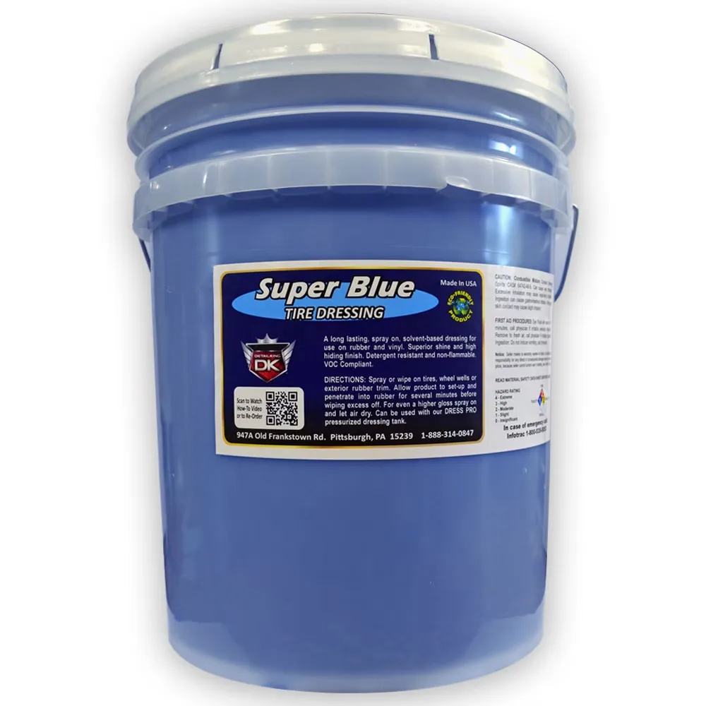 Tire 5 gallons blue