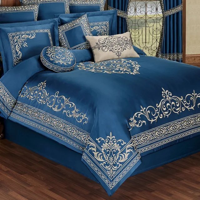 Bedding blue 15" 92"