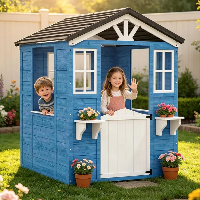 Play Kitchen blue 44.1 inches 46.5 inches