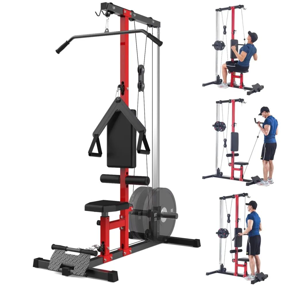 Cable Machine black red 55.1"