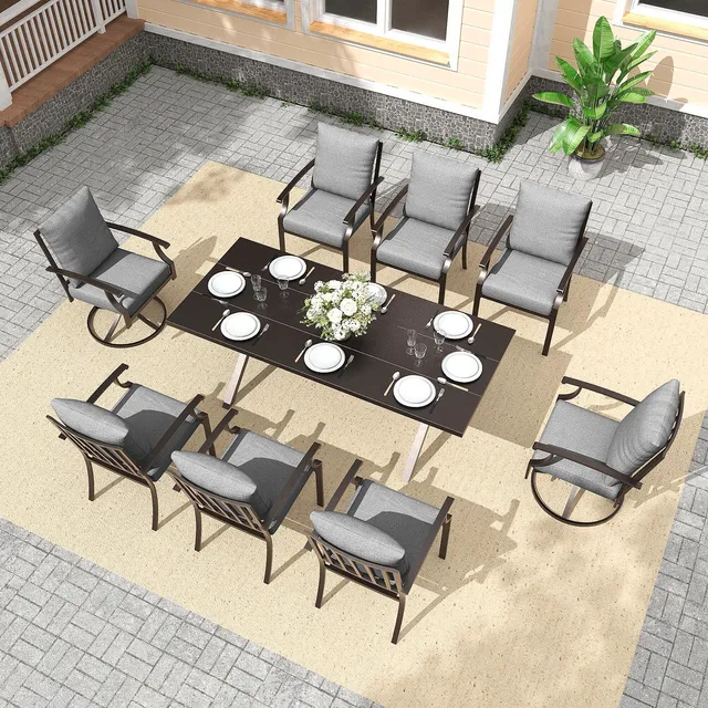Patio Dining 1.5" waterproof blue