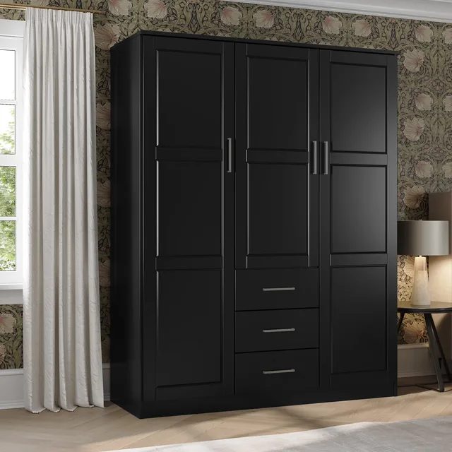 Bedroom Furniture black 15.75" 5"