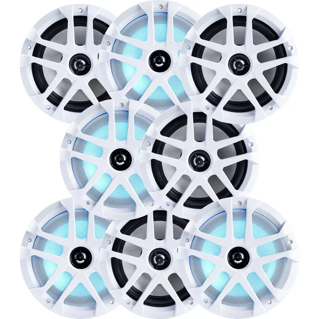 Memphis Audio 8" 4 pair led