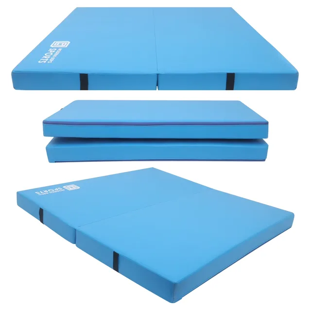 Gymnastics Mat 4' foldable blue