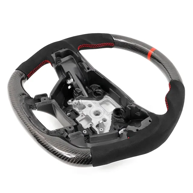 Motorsports Steering red black