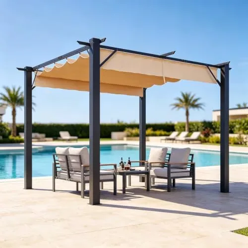 Canopy 10' brown heavy-duty