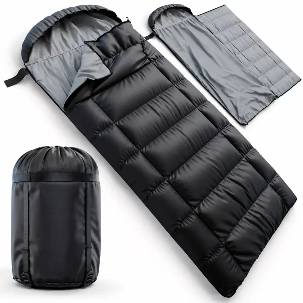 Sleeping Bag black 90" 39"