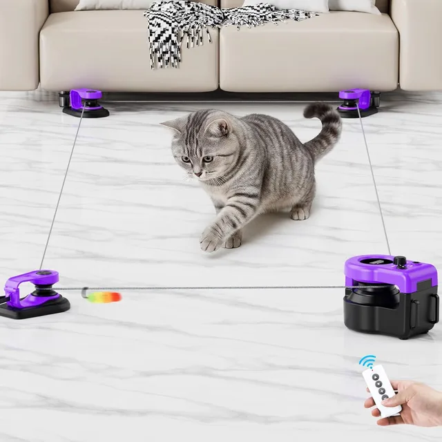 Cat Treadmill adjustable rechargeable