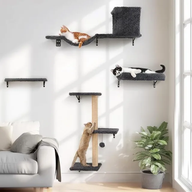 Cat Furniture 4 in 16 inch gray
