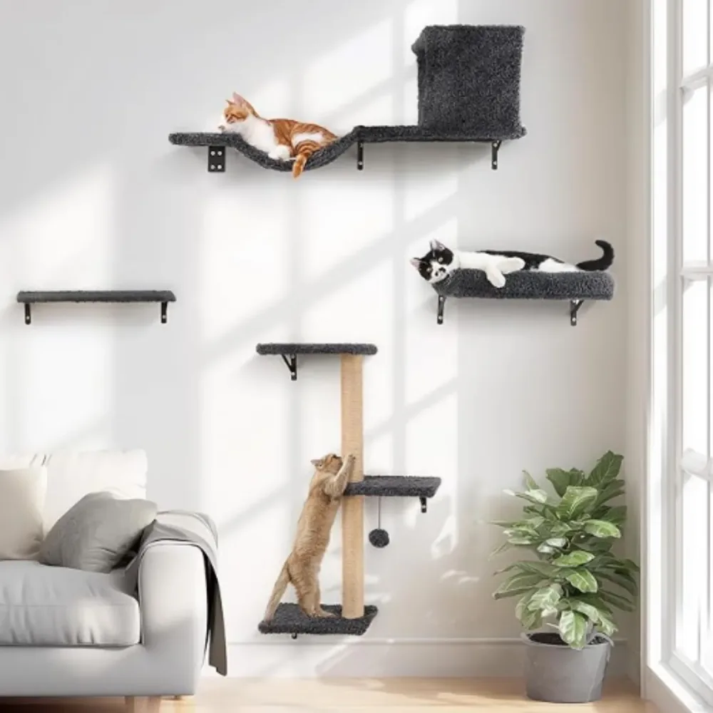 Cat Furniture 4 in 16 inch gray