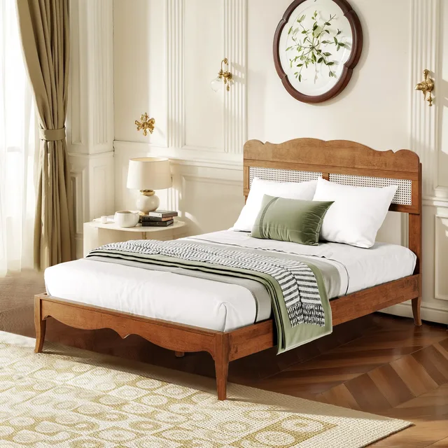 Platform Bed adjustable 77.56" 83.86"