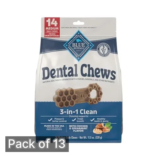 Dental Chews 11.5 oz blue 5 ounces