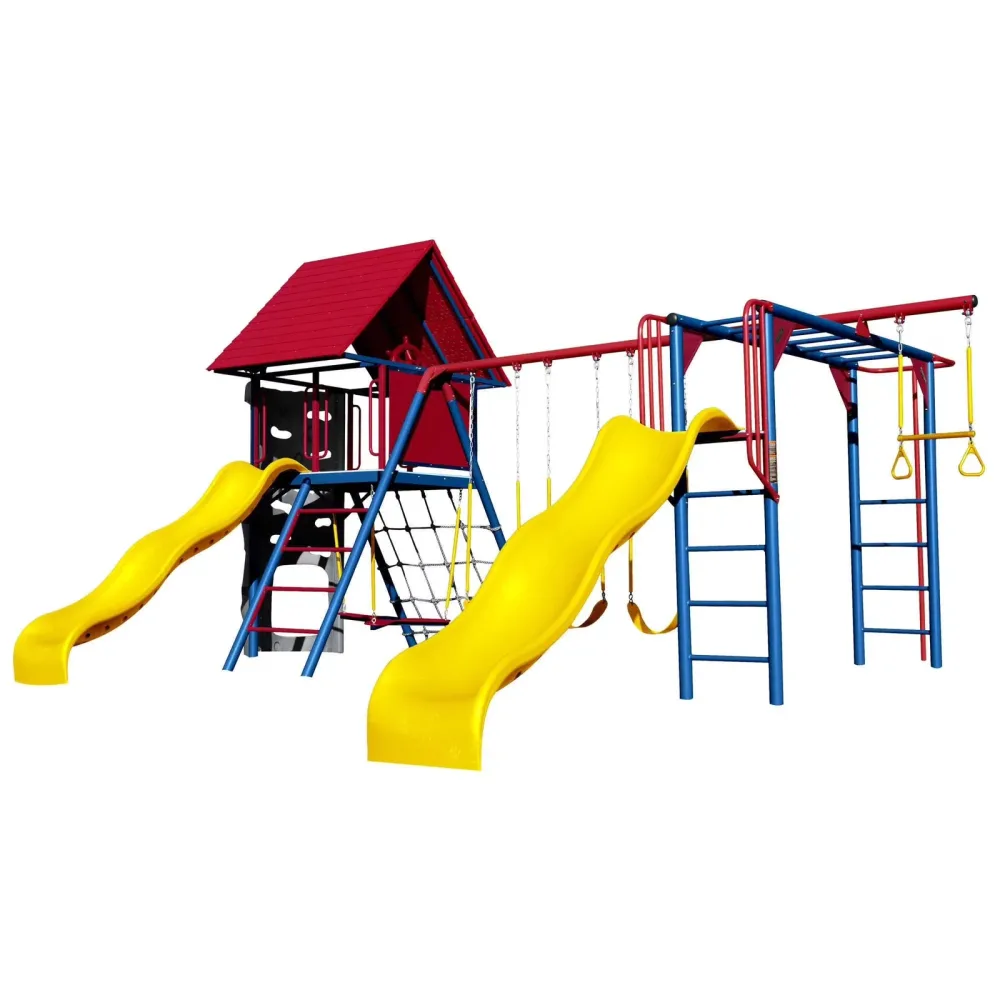 Backyard Play red blue