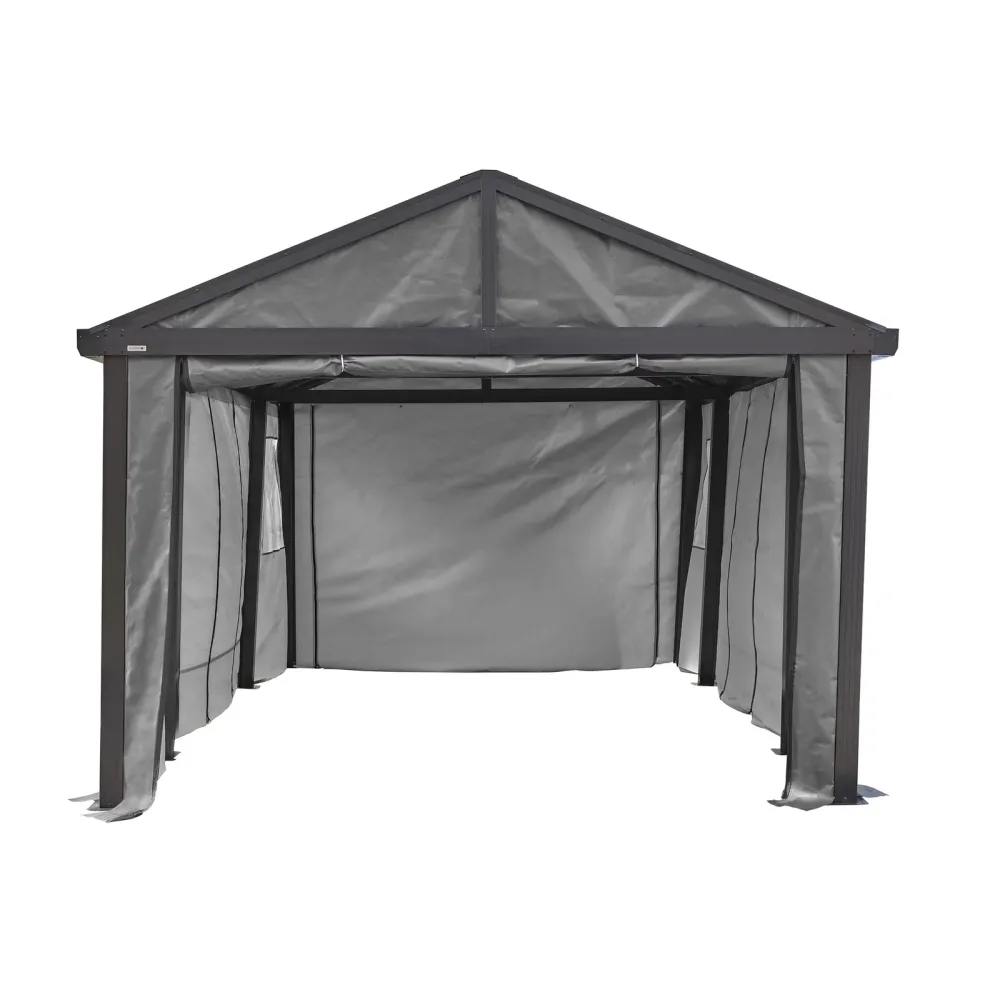 Carport 10 ft 20 ft grey