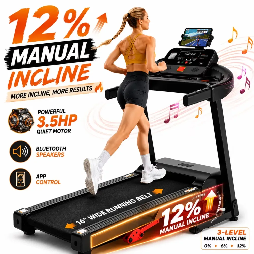 Running Machine 3.5hp folding foldable