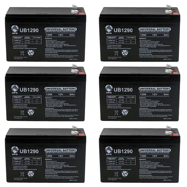 Battery 12v 6 pack 5.94 inches