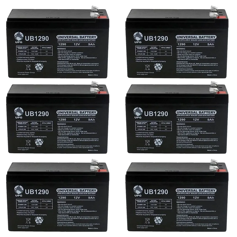 Battery 12v 6 pack 5.94 inches