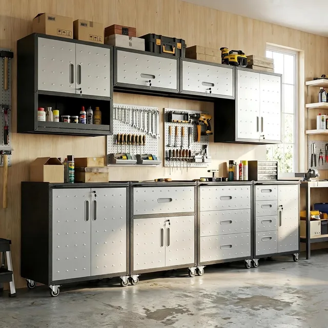 Storage gray black heavy-duty