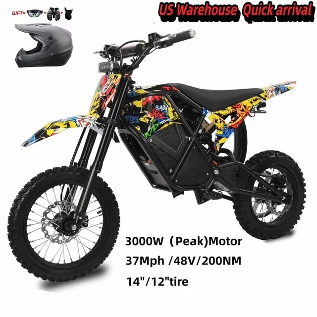 Dirt Bike 3000w 14" 12"