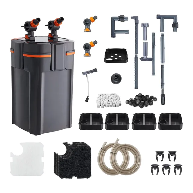 Canister Filter 125 gallons 15.5w 15.55 in