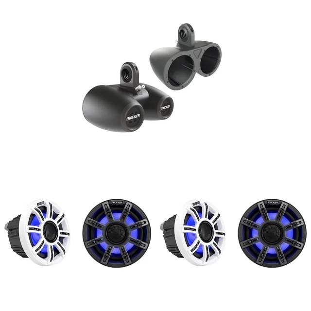 Audio Components 2 pair black 6.5"