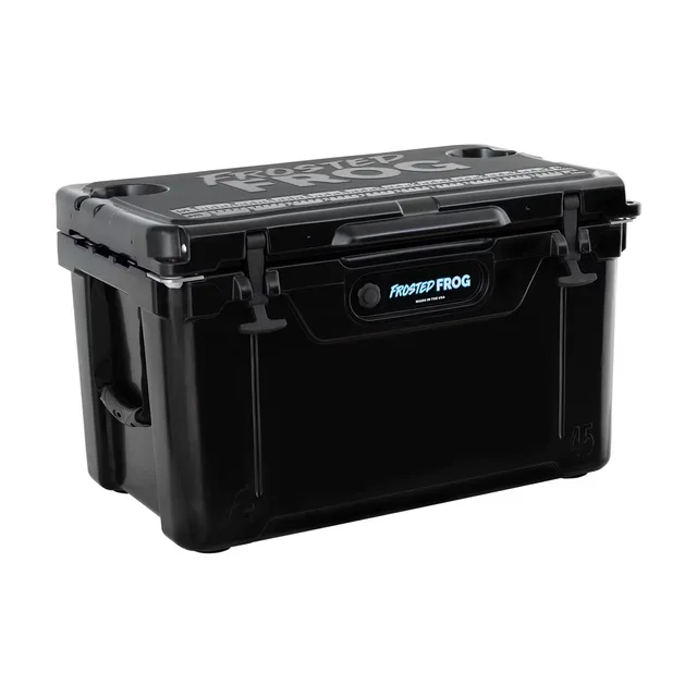 Cooler 45 quart black heavy-duty