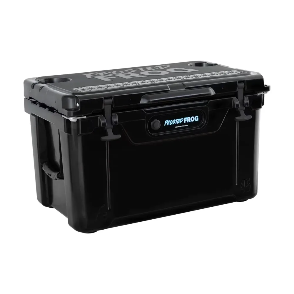 Cooler 45 quart black heavy-duty