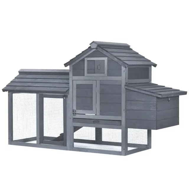 Chicken Coop 59" gray 59.25"