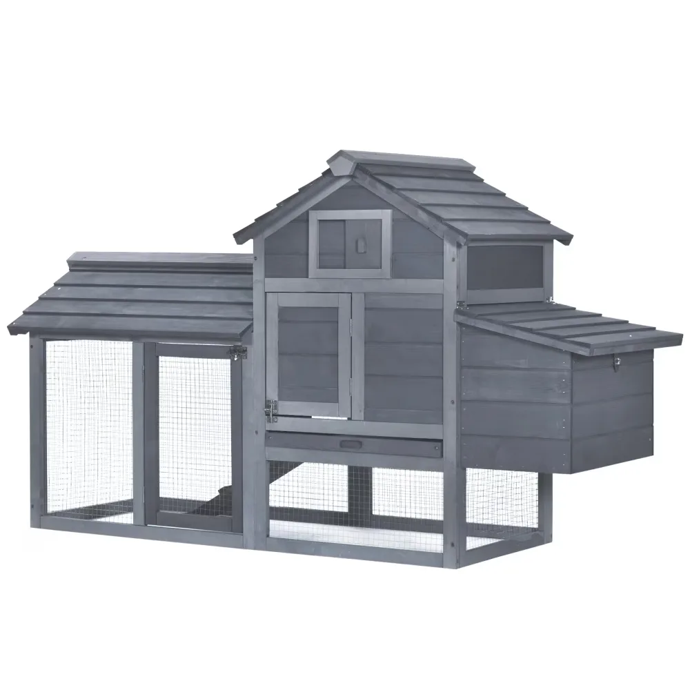 Chicken Coop 59" gray 59.25"