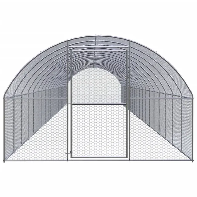 Chicken Coop 9.8' 6' silver