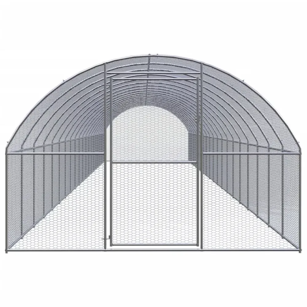 Chicken Coop 9.8' 6' silver