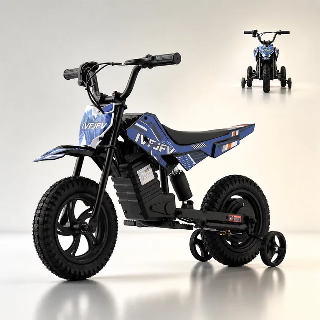 Dirt Bike 12.5" 120w red